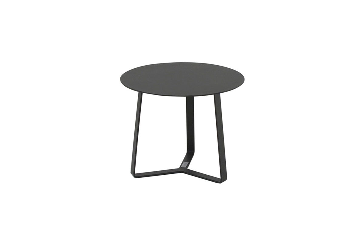 Duo de bains de soleil en aluminium + table basse - NICKY NOIR