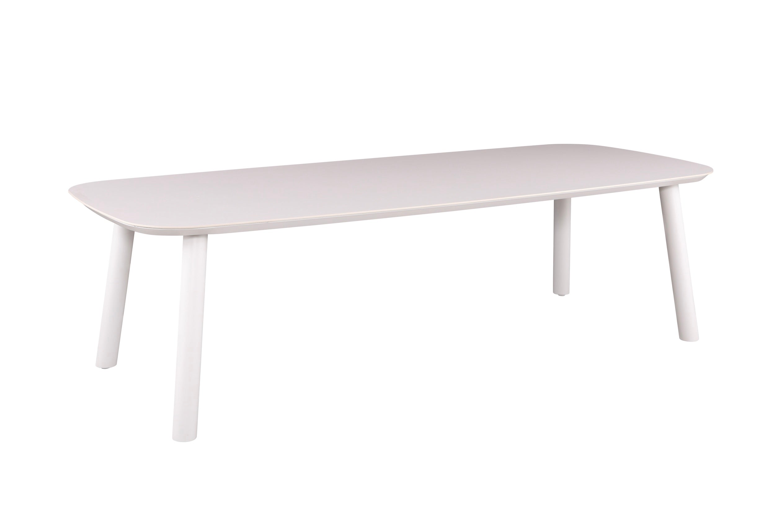 Table repas de jardin moderne en aluminium -  avec plateau en céramique - LARA